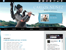 Tablet Screenshot of carlos-nunez.com